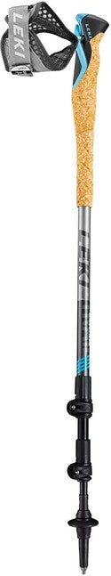 LEKI Cross Trail TA търсещи палки, тъмен антрацит-светъл антрацит-светлосин, 100 - 135 см