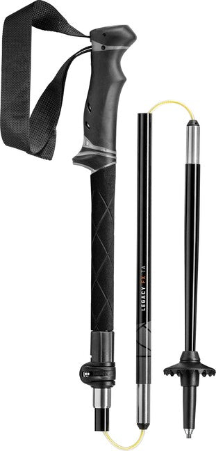 LEKI Legacy FX TA туристически бастуни, сребристо сива-ярко червена-черна, 110 - 130 см
