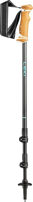 LEKI Lhasa туристически пръти, сребристосив-тъмна антрацитова-мента, 90 - 125 cm
