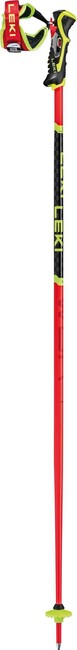 LEKI WCR TBS SL 3D спускащи се ски палки, светлочервена/черна/неонова жълта