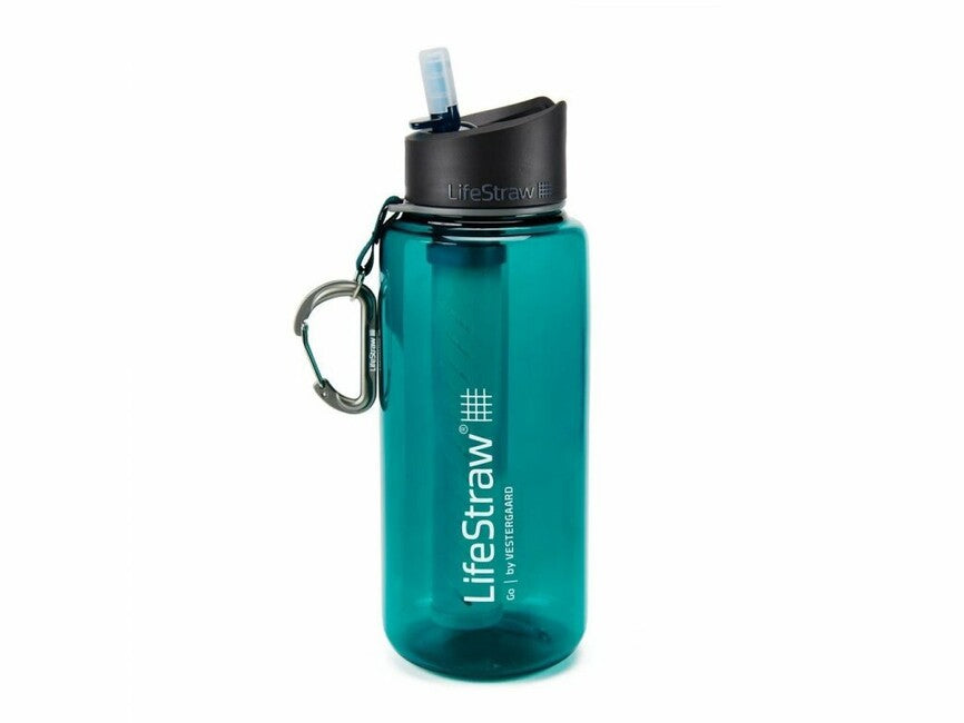 Lifestraw Go спортна бутилка 1 l, тъмно синьозелено