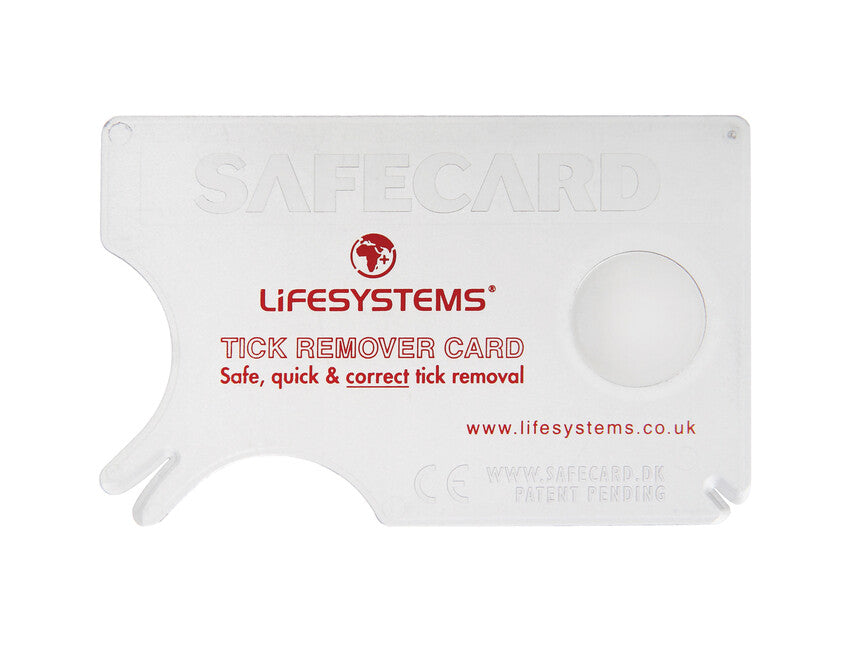 Lifesystems карта за отстраняване пинцета за кърлежи 8,5 x 5,4 x 0,1 см