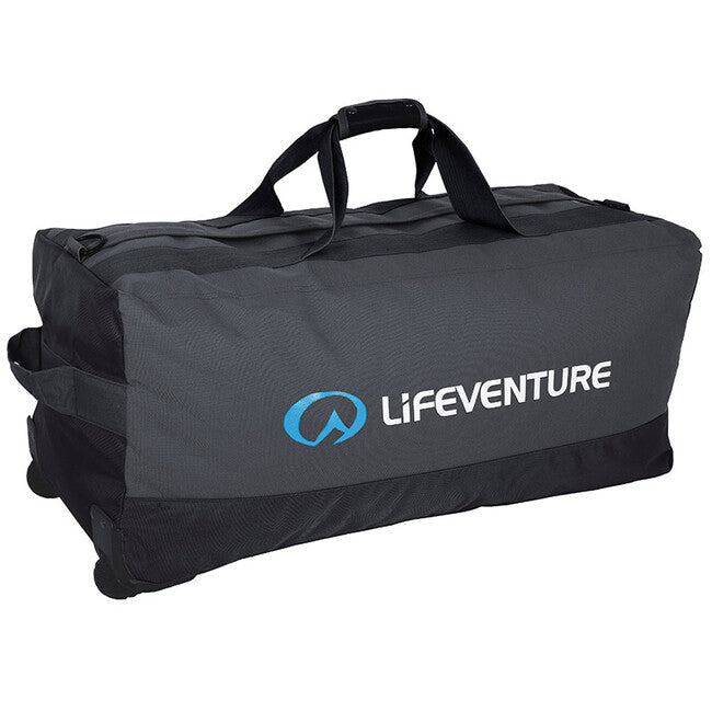 Lifeventure пътна чанта с колелца 120 л, черна / въглена