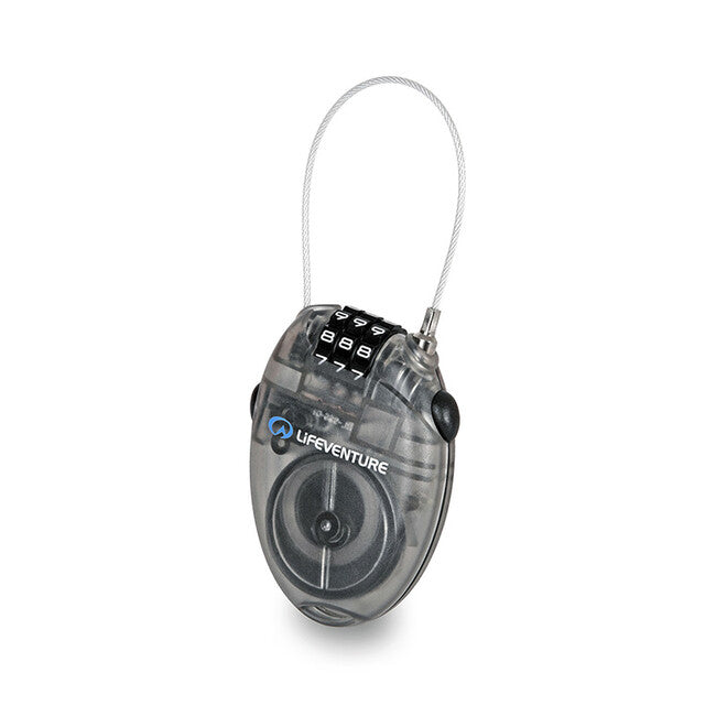 Lifeventure Mini Cable Lock цифров замък със стоманено въже 70 см