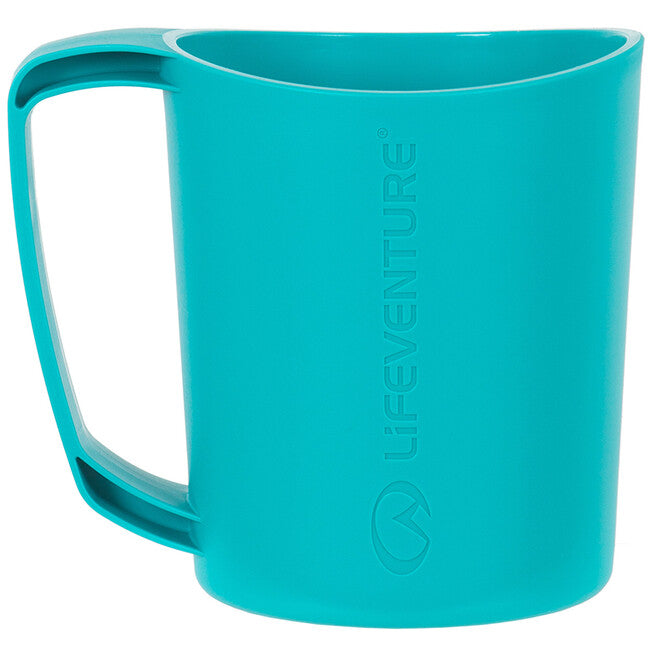 Lifeventure Ellipse Big Mug пластмасова чаша 450 ml, синьозелено