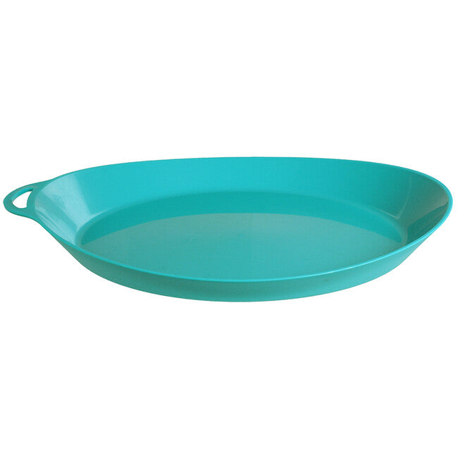 Lifeventure Ellipse Plate пластмасова чиния, синьозелено