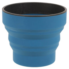 Lifeventure Ellipse Flexi Mug Silicone Collapsible Cup 350ml, Navy Blue