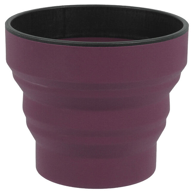 Lifeventure Ellipse Flexi Mug силиконово сгъваемо канче 350ml, лилаво