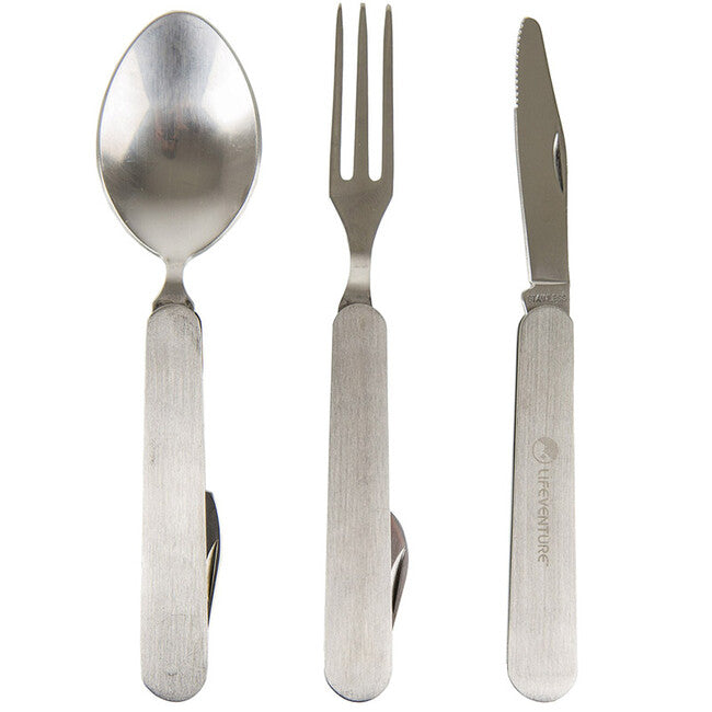 Lifeventure Knife Fork Spoon Set сгъваеми прибори - Folding