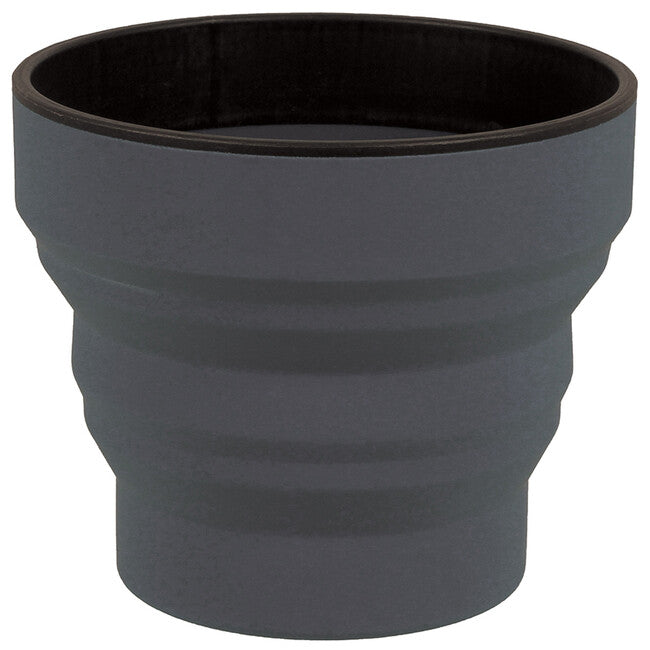Lifeventure Ellipse Flexi Mug сгъваемо силиконово канче 350 ml, графит