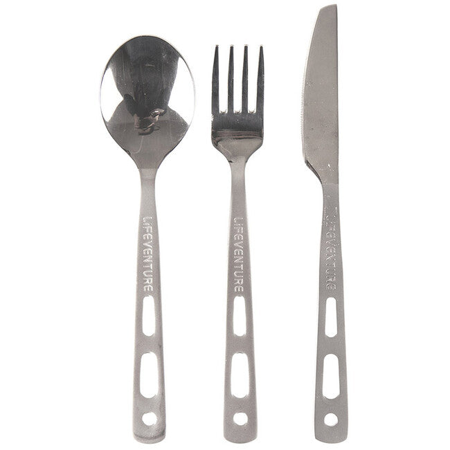 Lifeventure Knife Fork Spoon Set - Basic туристически прибори