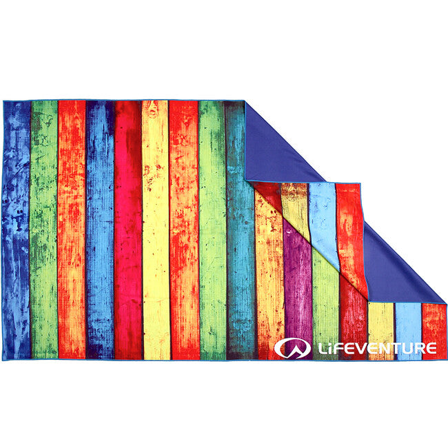 Lifeventure SoftFibre кърпа, striped planks