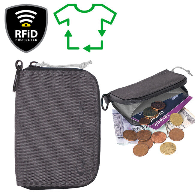 Lifeventure RFiD джобна портфейл, сива