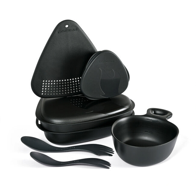 LIGHT MY FIRE Outdoor MealKit 2.0 готварски комплект, черен