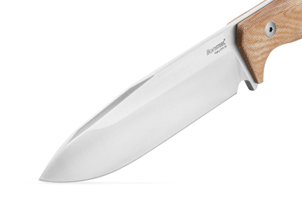 Lionsteel T6 дълга дагия с дръжка от микарта CVN CPM 3V