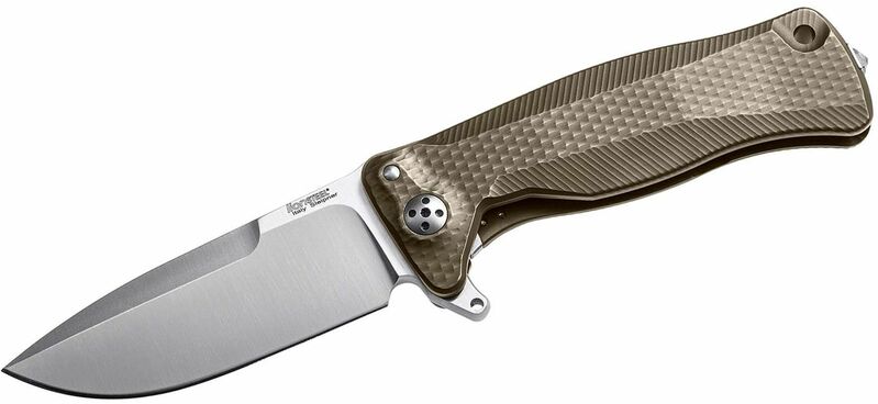 Lionsteel SR11 B комфортен джобен нож с твърд титанов рамка