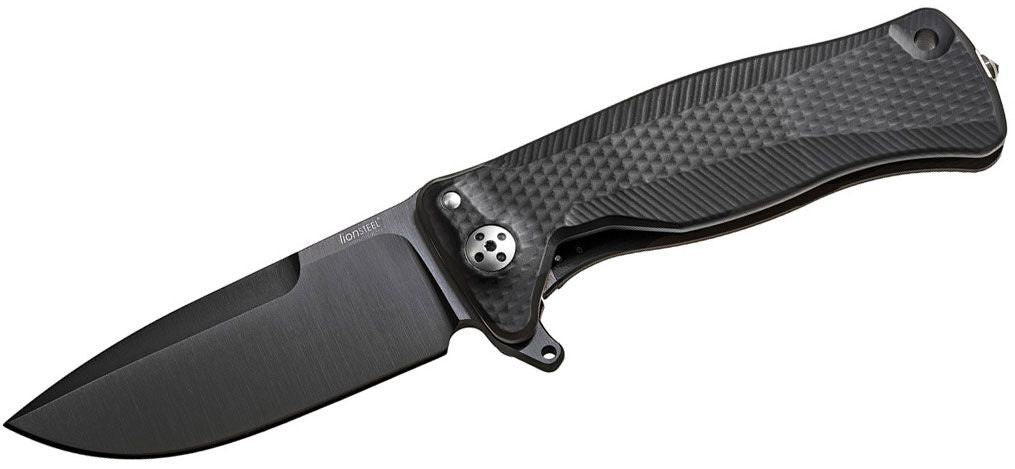 Lionsteel SR11A джобен нож удобен с твърд титанов рамк, BB