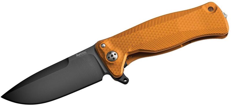 Lionsteel SR11A удобен джобен нож с твърд титанов рамка OB