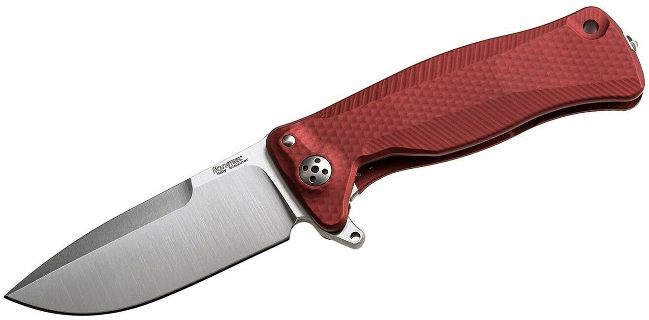 Lionsteel SR11A джобен нож Комфортен с твърд титанов рам RS