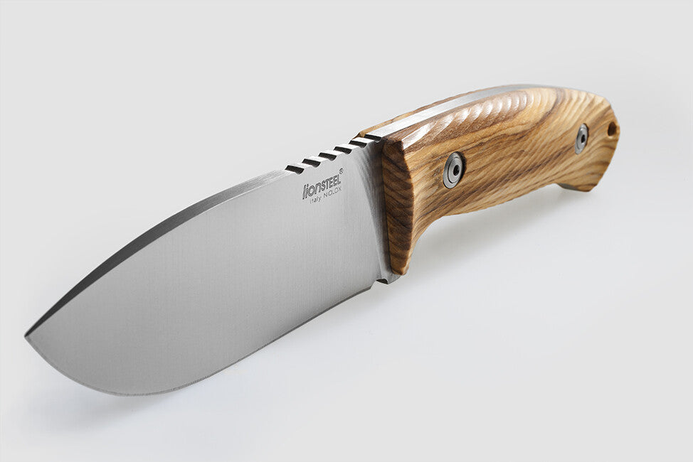 Lionsteel M3 UL ловска дага с дръжка от маслинено дърво