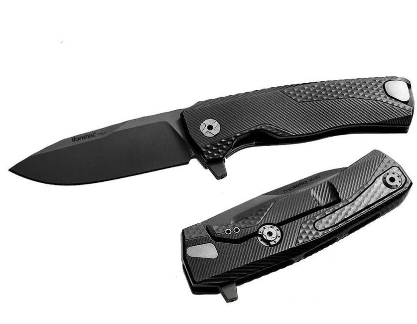 Lionsteel ROK A BB луксозен джобен нож с дръжка от масивен алуминий
