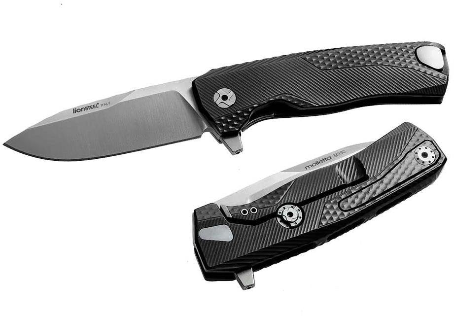 Lionsteel ROK A BS луксозен джобен нож с дръжка от масивен алуминий