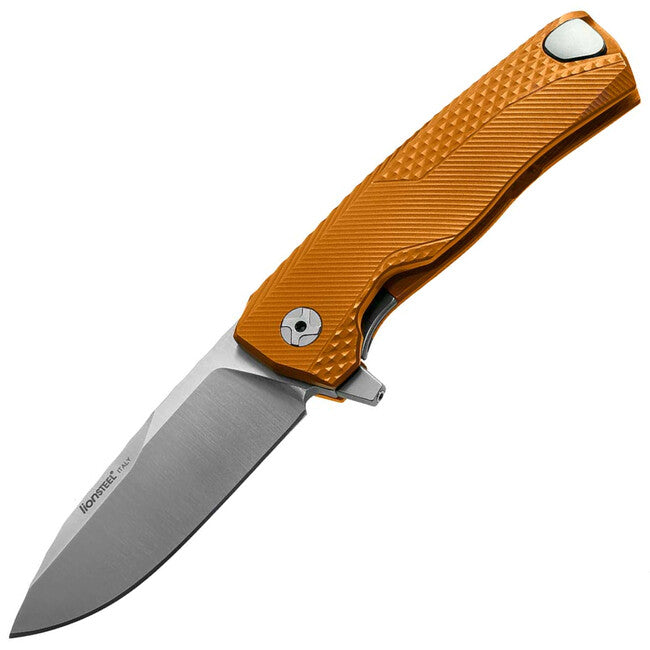 Lionsteel ROK A OS луксозен джобен нож с дръжка от массивен алуминий