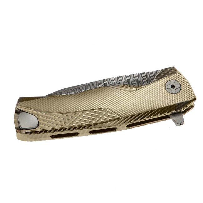 Lionsteel ROK DD GL луксозен джобен нож с дръжка от масивен титан