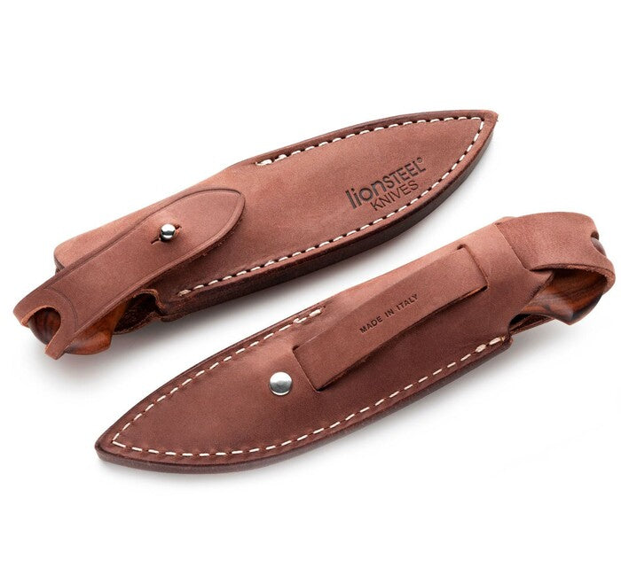 Lionsteel WILLY WL1 нож с твърдо острие и дръжка от дърво santos