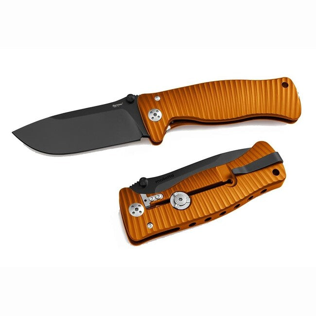 Lionsteel SR1A джобен нож робустен с чернена острие OB