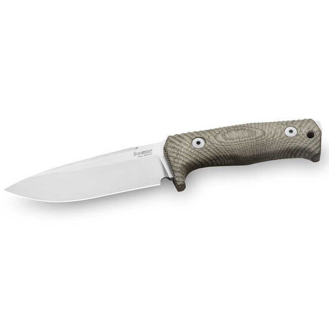 Lionsteel T5 CVG средно дълъг нож с дръжка от микарта
