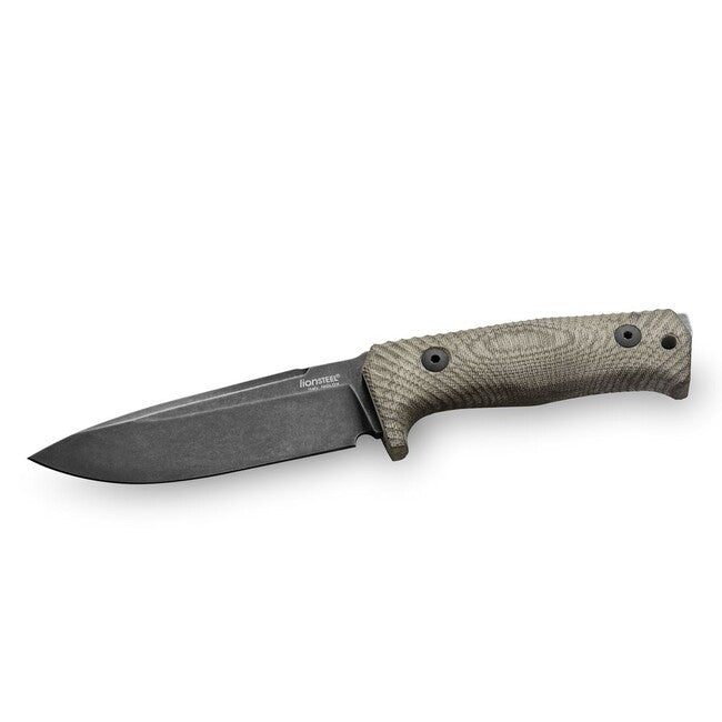 Lionsteel T5B дага средно дълга платно микарта дръжка CVG, зелена