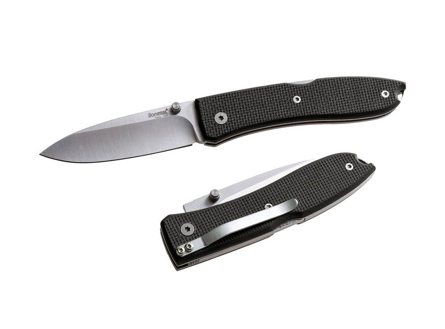 Lionsteel Opera 8800 BK джобен нож с дръжка от материал G10 USA