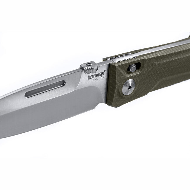 Lionsteel Big Daghetta джобен нож с острие от стомана D2 8710 GR