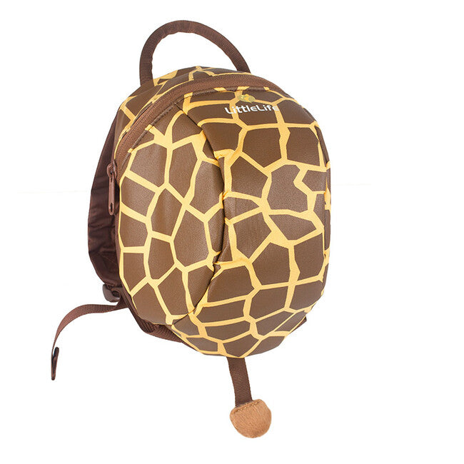LittleLife Animal Toddler Backpack раница за малко дете с водилка 2 л, жирафа