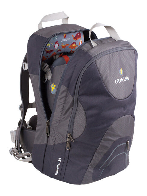 LittleLife Traveller S4 детски носител, сив