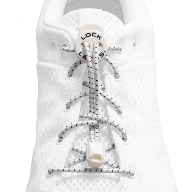 Lock Laces шнура за обувки, бяла