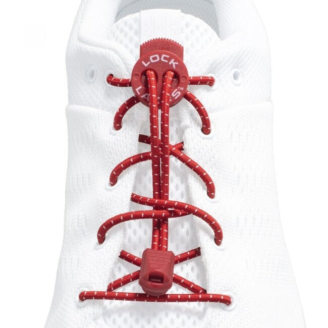Lock Laces шнура за обувки, червена