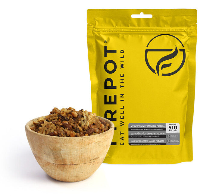 Firepot луксозно свинско месо с фасул 135g