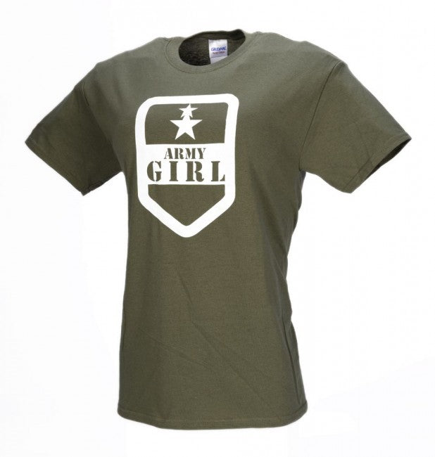 M-Tramp Army Girl тениска, маслинена
