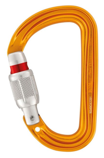 Petzl SM'D карабина Screw-Lock със винтова поистка, сребристо