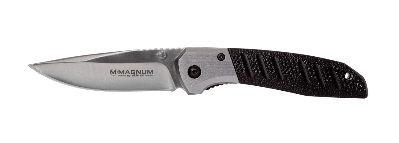 BÖKER® Magnum Advance Pro EDC Thumbstud джобен нож 8 см, черен, алуминий