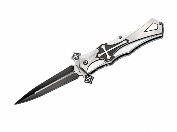 BÖKER® Magnum Crusader джобен нож 10 см, черен, алуминий