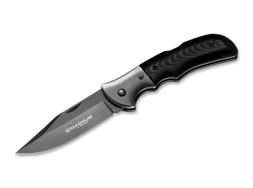 BÖKER® Magnum сиво Eminence нож Micarta, черен, 8,5 см
