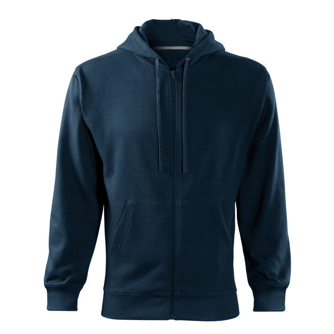 Malfini Trendy Zipper суитшърт 300g/m2, тъмносин