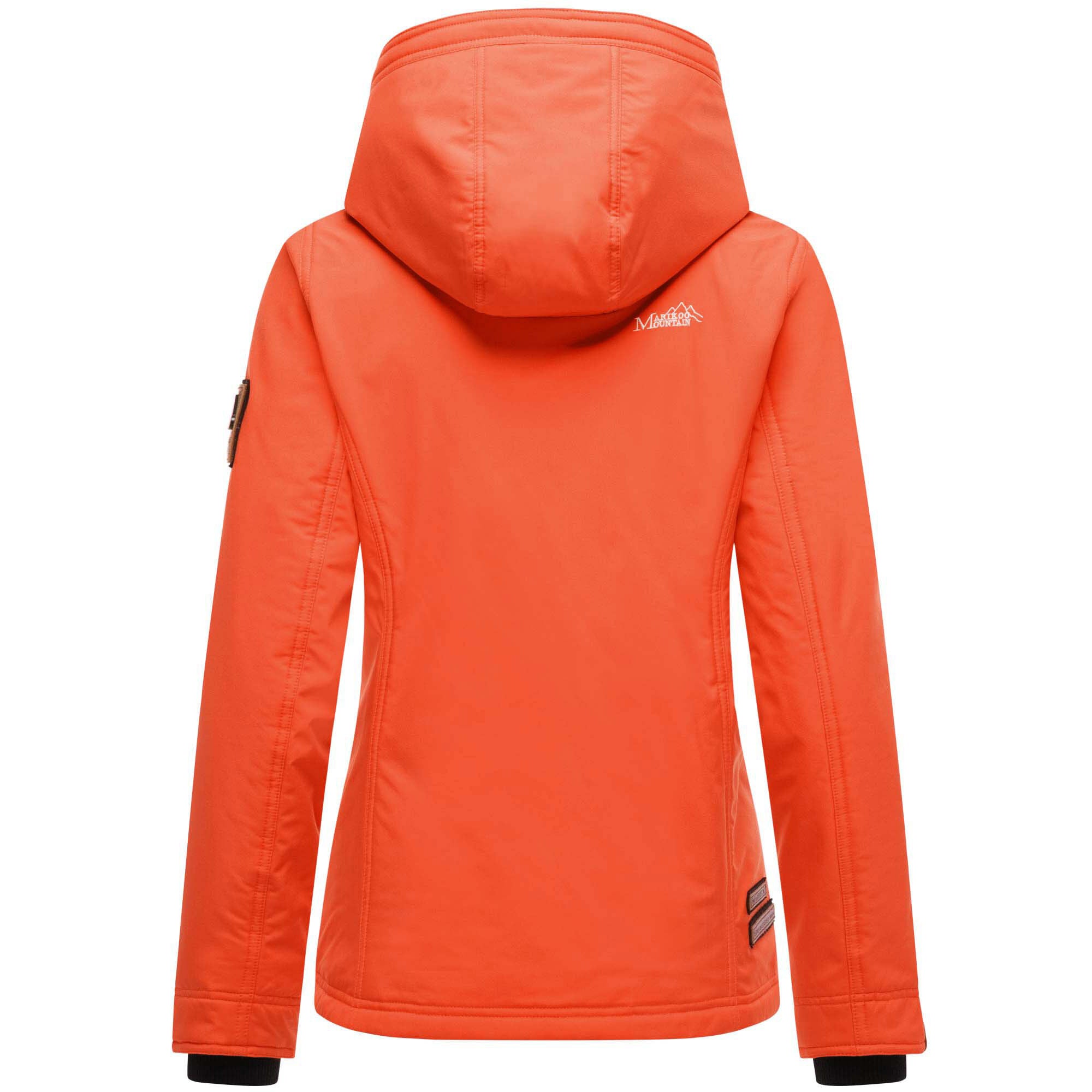 Marikoo Brombeere dámska prechodná bunda s kapucňou, spicy orange
