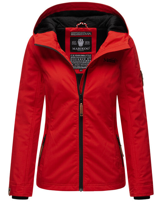 Marikoo Women's Transition Jacket with Hood, Blackberry