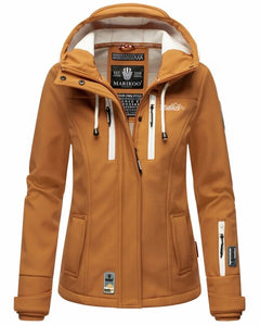 Marikoo KLEINE ZICKE ženska prijelazna jakna s kapuljačom, Caramel brown