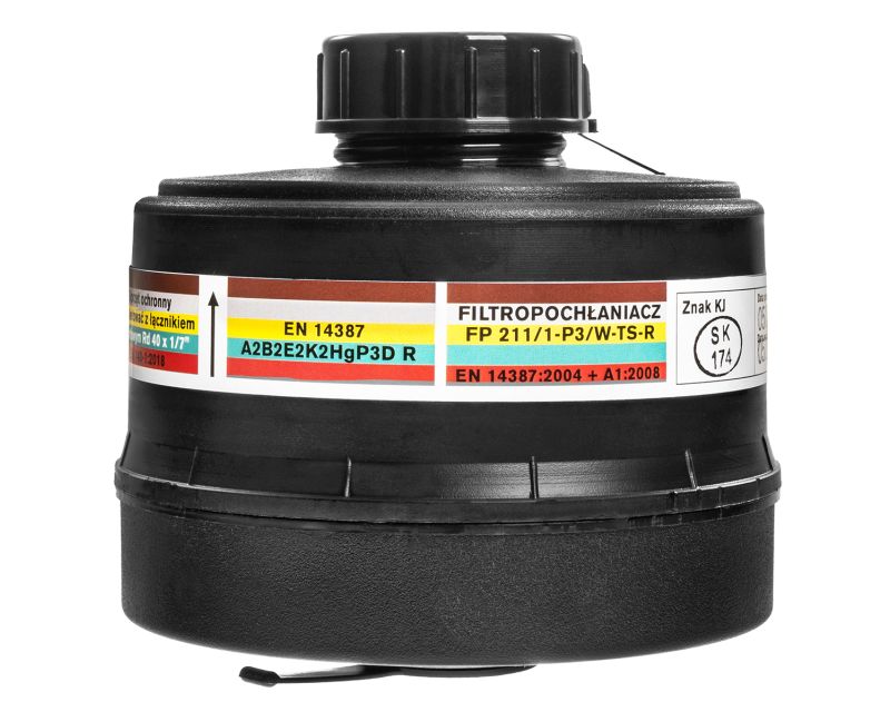 Maskpol FP 211/1-P3/W/FF комбиниран филтър P3 за газова маска