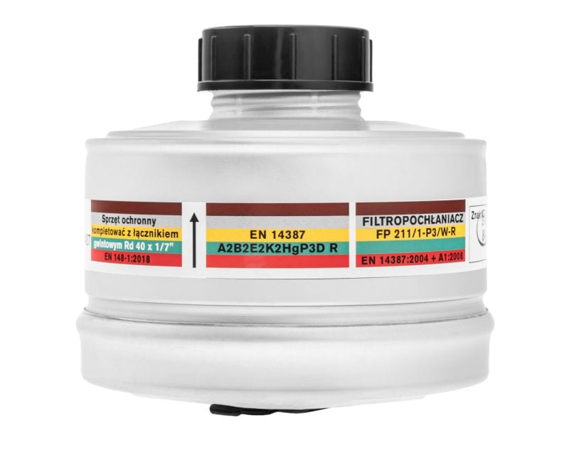 Maskpol FP 211/1-P3/W-R/FF комбиниран филтър P3 за газова маска
